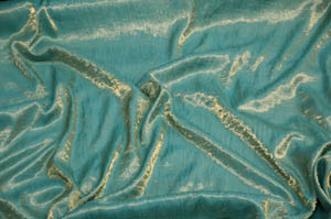Aqua Gold Iridescent Crush Tablecloths Tablecloths