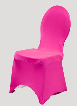 Neon Fuchsia Spandex Chair Cover Ballroom Banquet Chair Covers Ballroom and Banquet Chair Covers